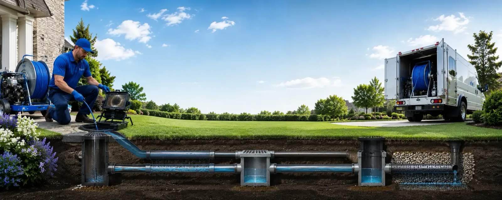 Outdoor drain cleaning information for Nursery, TX